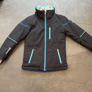Sunice Kids Black and Blue Ski Jacket- Size 8 like new